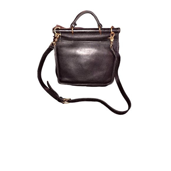 Vintage Coach 9927 Willis Dark Brown Leather Crossbody Bag  Vintage COACH Willis Crossbody Leather Bag 9927